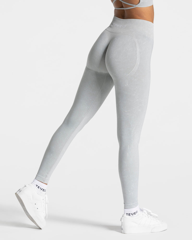 Legging Acid Covert Scrunch « gris clair »