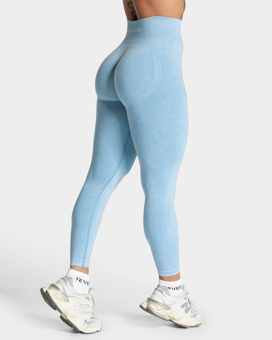 Legging Acid Covert scrunch « bleu layette »