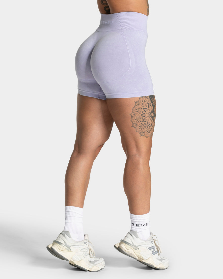 Short Acid Covert scrunch « lilas »