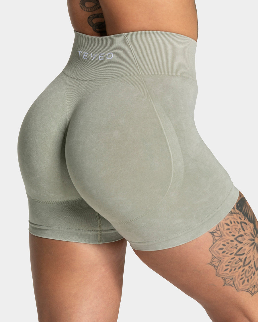 Short Acid Covert scrunch « vert sauge »