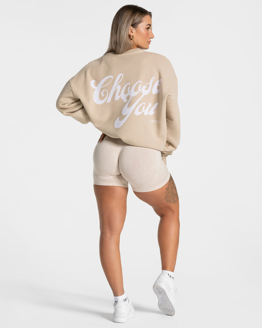 Sweat-shirt oversize Acid « Sand »
