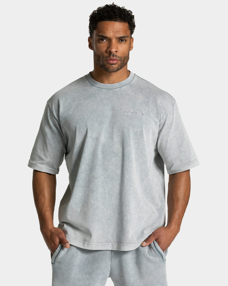 T-shirt Acid « gris clair »