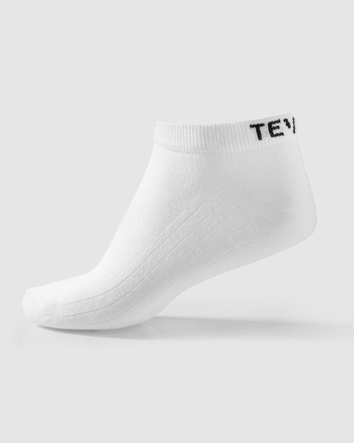 Chaussettes de baskets (2 paires) « blanc »