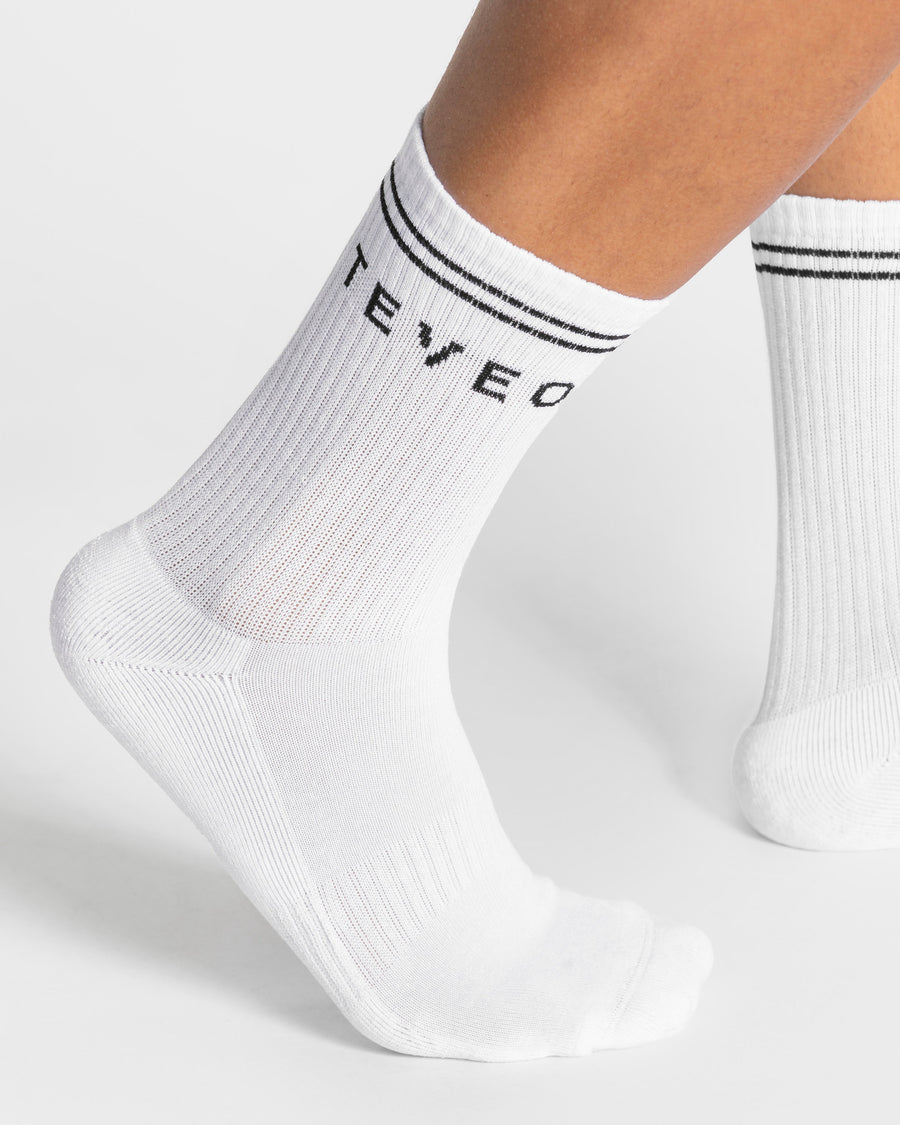 Chaussettes Crew (2 paires) « blanc »