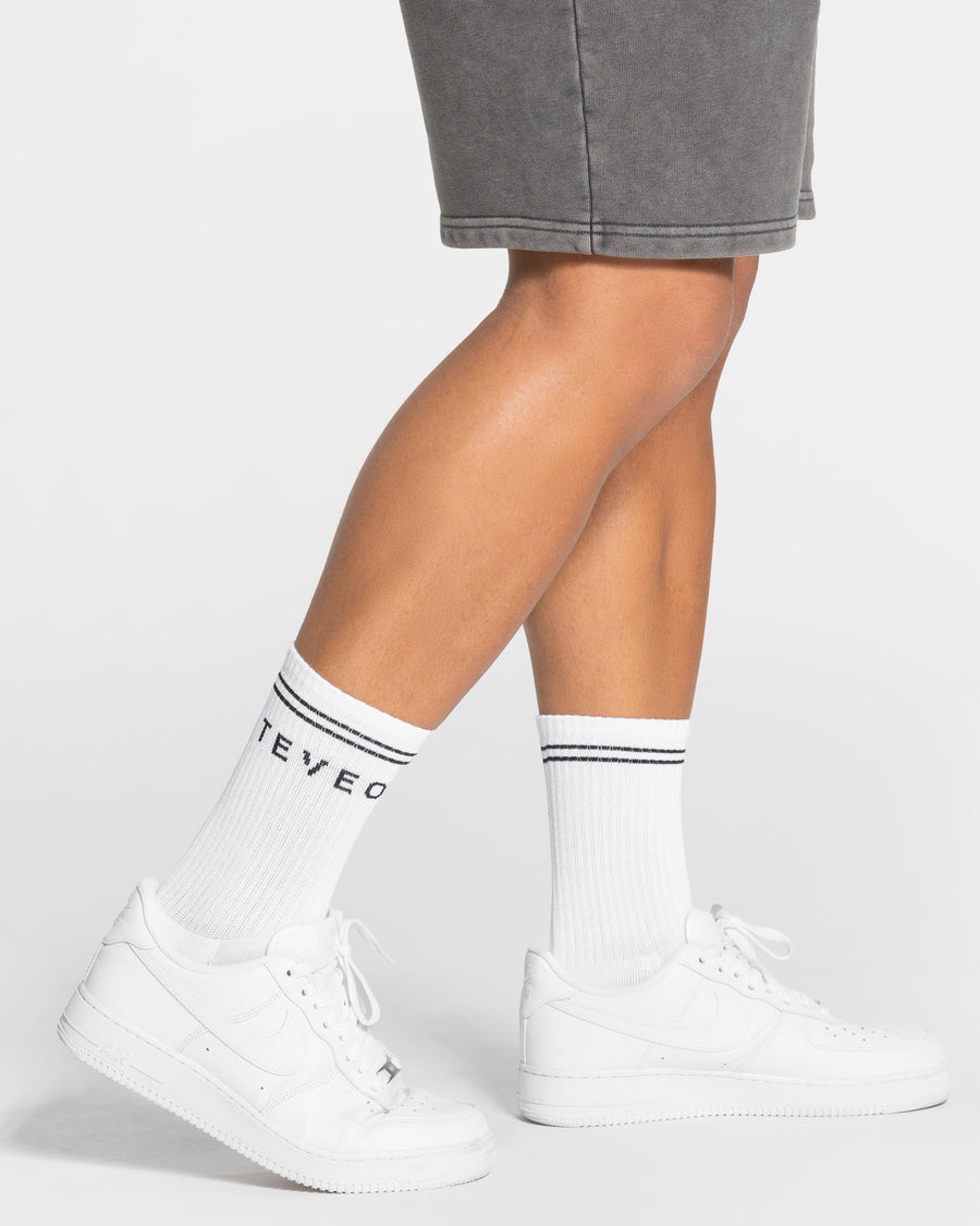 Chaussettes Crew (2 paires) « blanc »