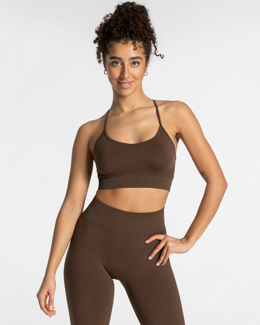 Brassière Elevate « marron foncé »