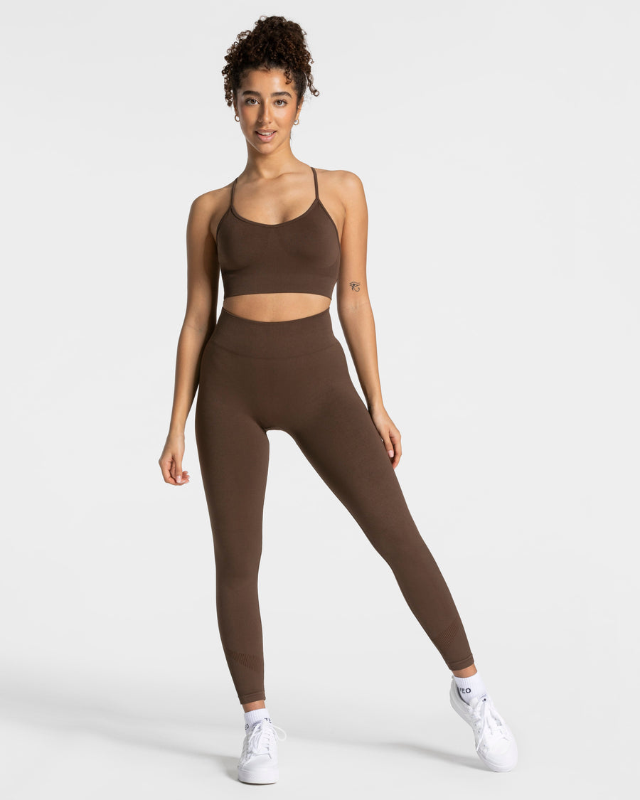 Brassière Elevate « marron foncé »