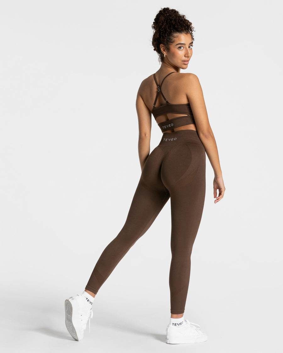 Brassière Elevate « marron foncé »
