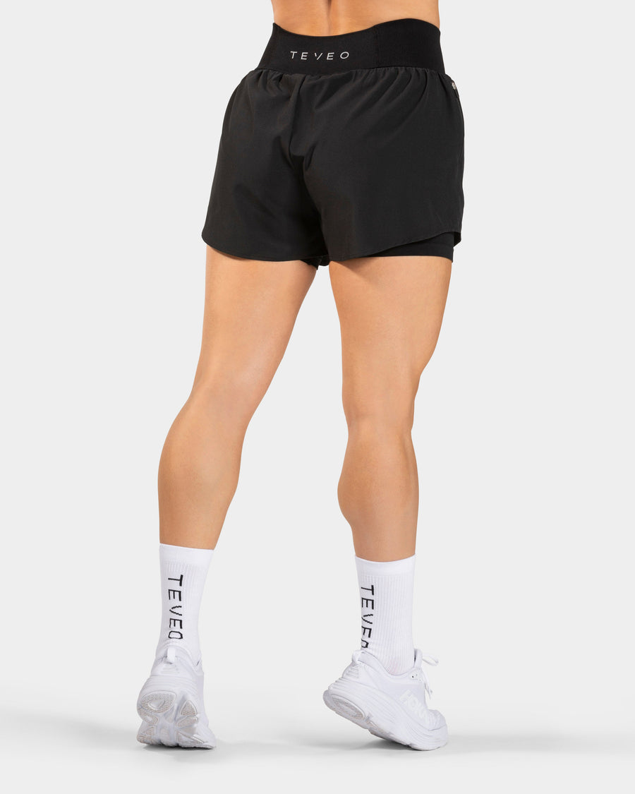 Chaussettes END Running (lot de 2) « blanc - noir »