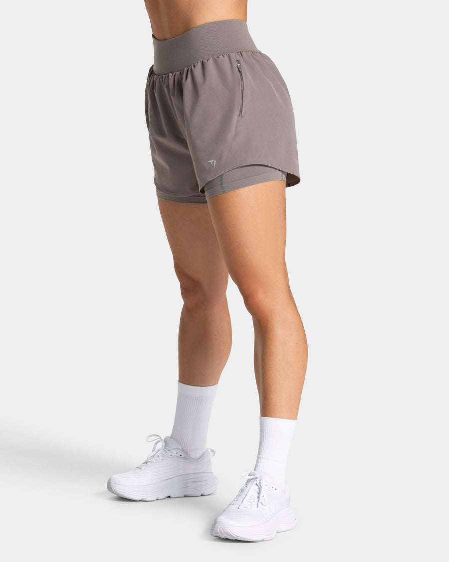 Short 2-en-1 END Running « smoke »