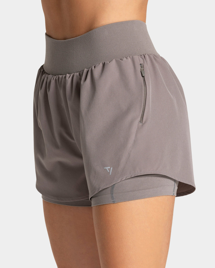 Short 2-en-1 END Running « smoke »