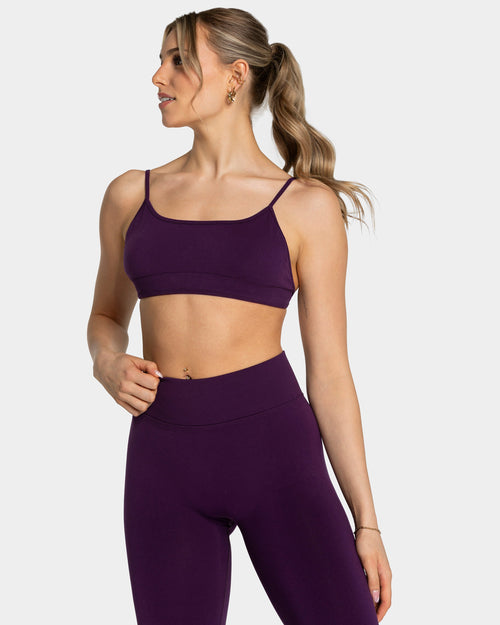 Brassière Backless Femme « aubergine »