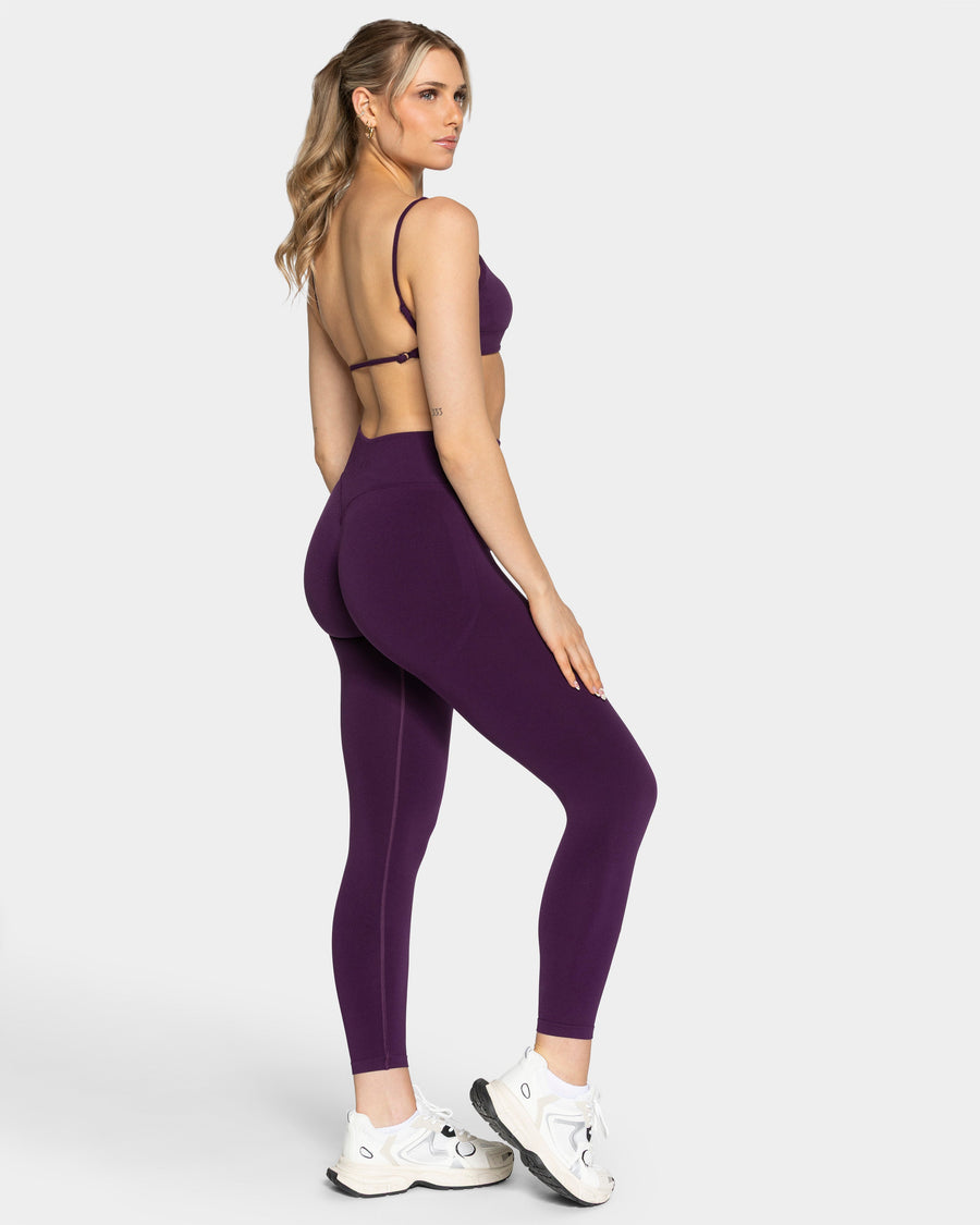 Brassière Backless Femme « aubergine »