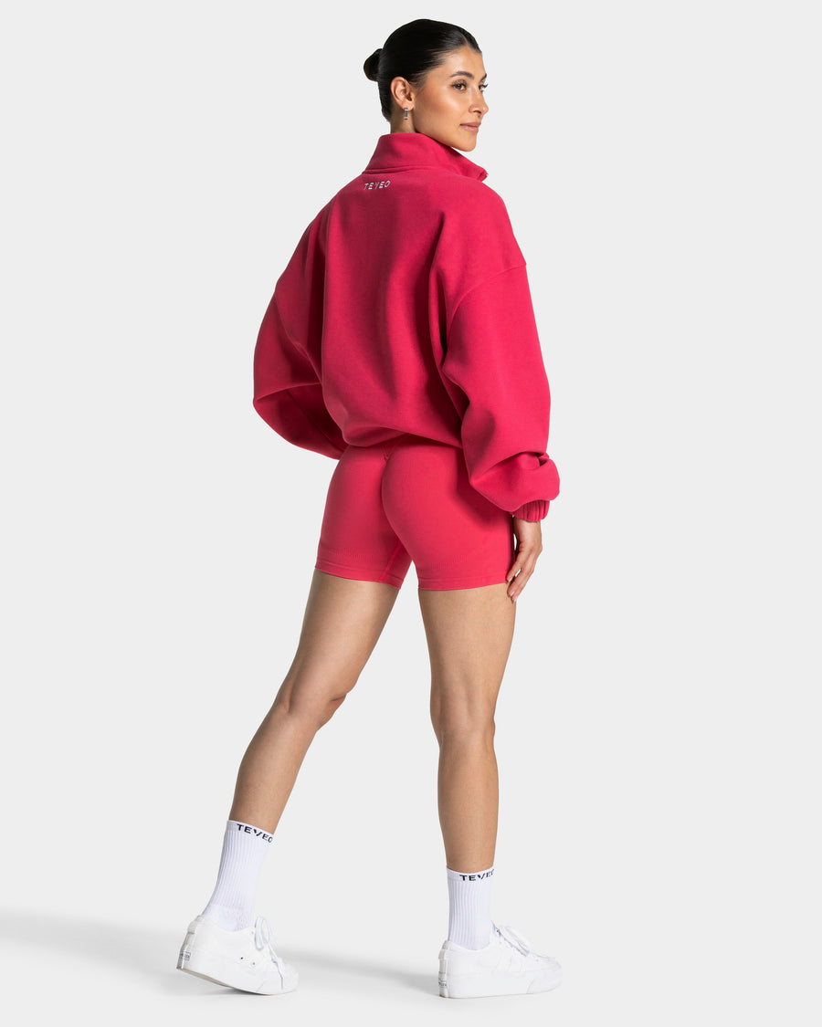Sweat-shirt demi-zippé Femme « Berry »