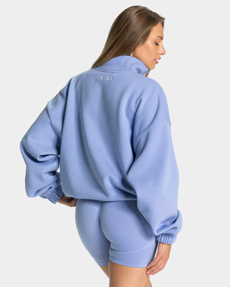 Sweat-shirt demi-zippé Femme « frozen »