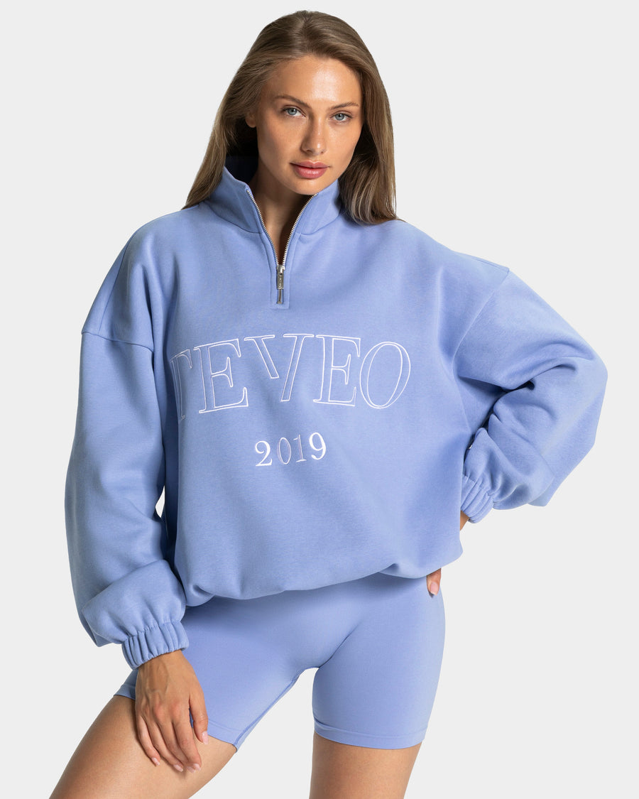 Sweat-shirt demi-zippé Femme « frozen »