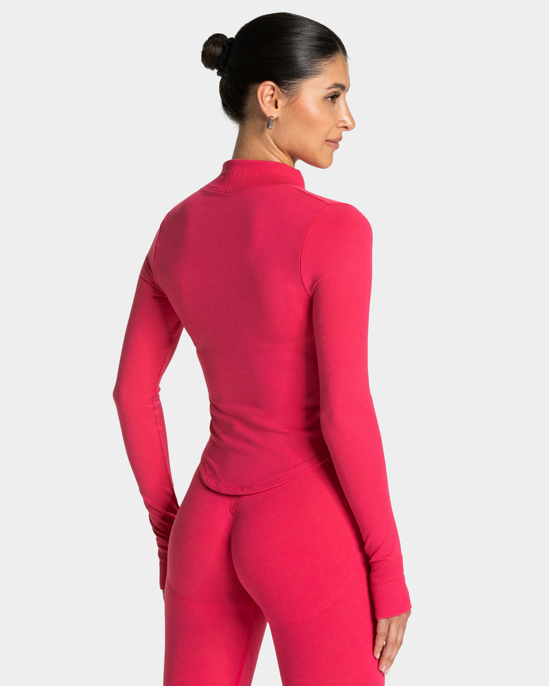 Veste de sport zippée Shaping Femme « berry »