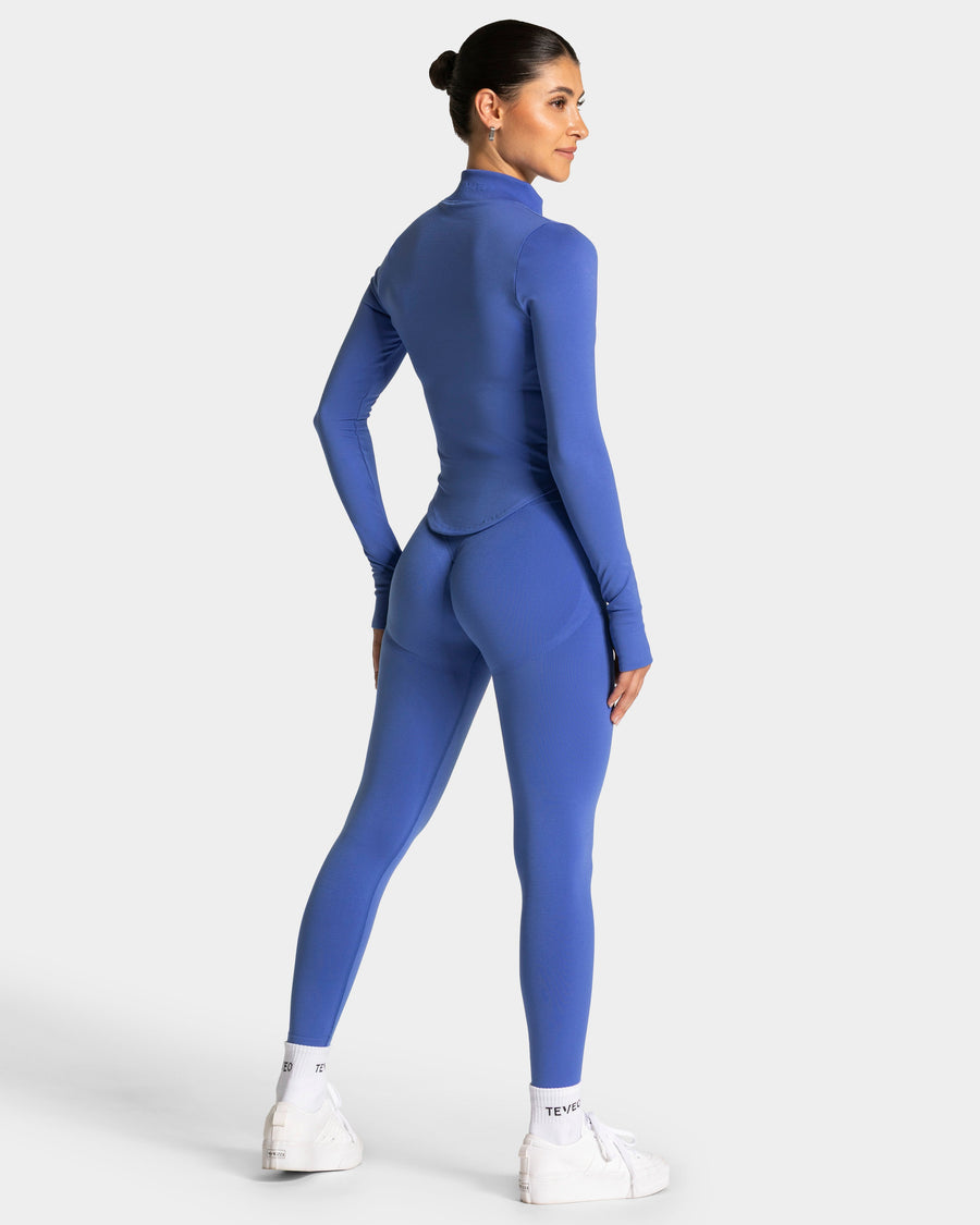 Veste de sport zippée Shaping Femme « bleu roi »