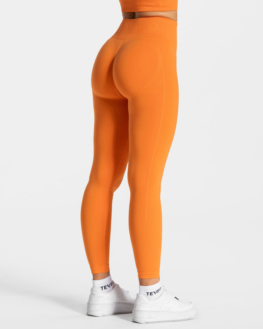 Legging Focus Scrunch « orange »