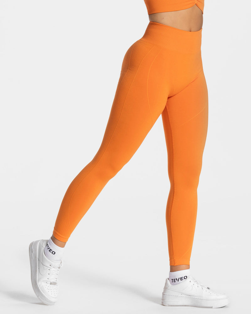 Legging Focus Scrunch « orange »