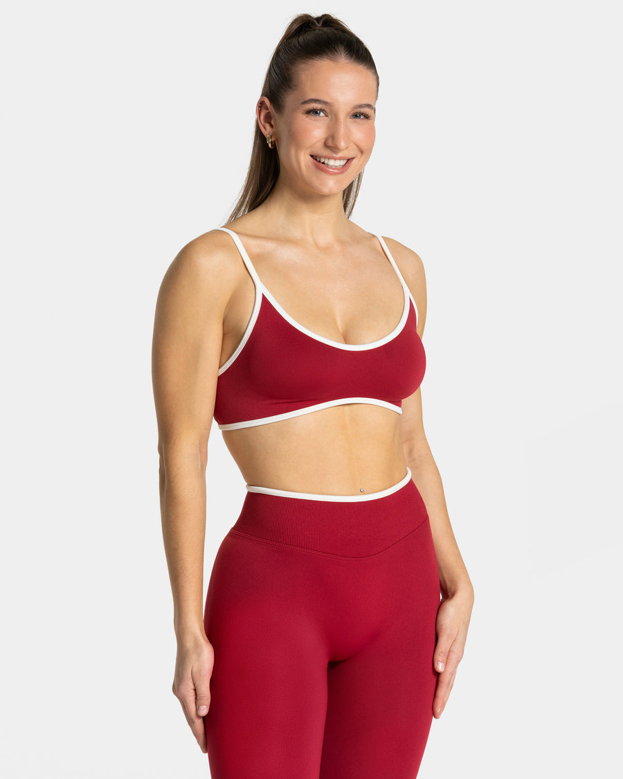 Brassière Contrastline « Cherry »