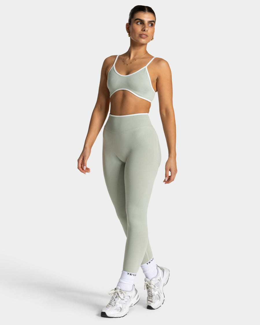 Brassière Contrastline « pistache »