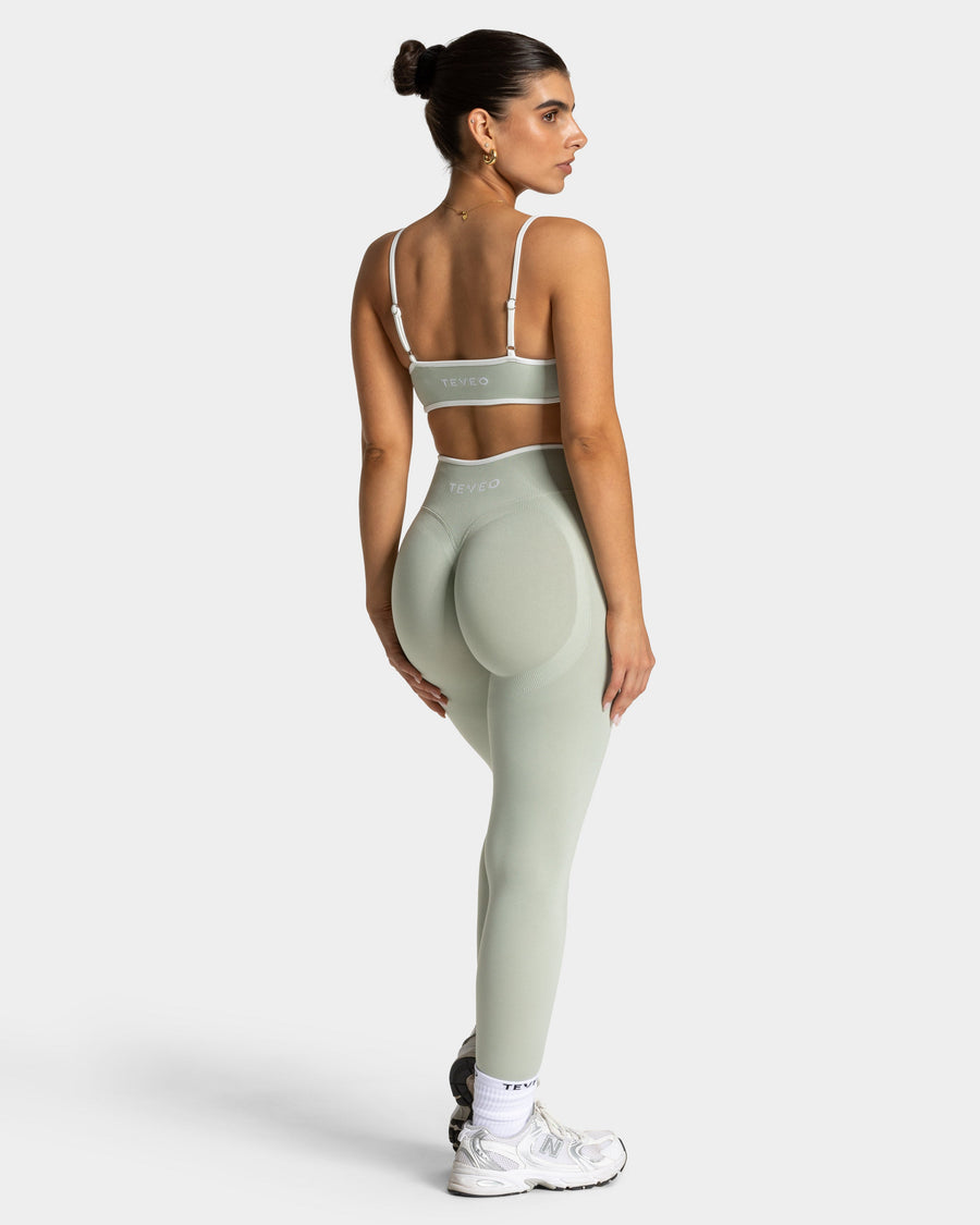 Brassière Contrastline « pistache »