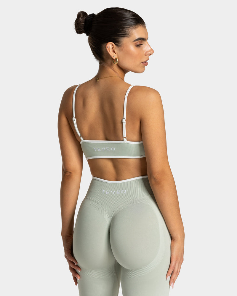 Brassière Contrastline « pistache »
