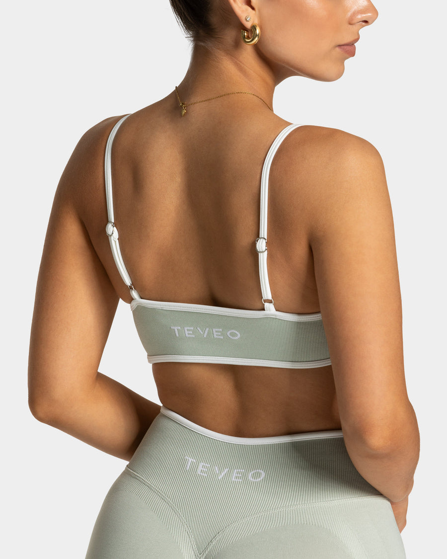 Brassière Contrastline « pistache »