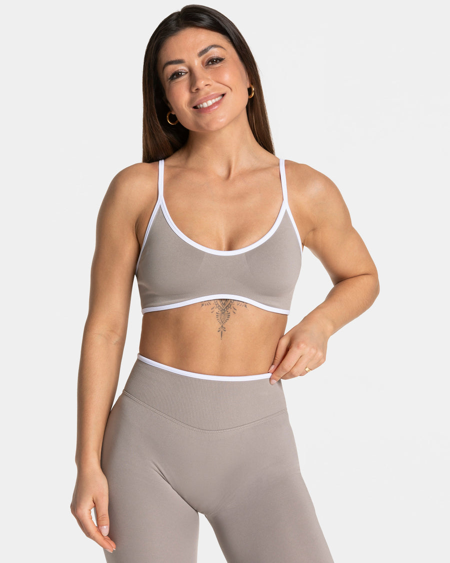 Brassière Contrastline « stone »