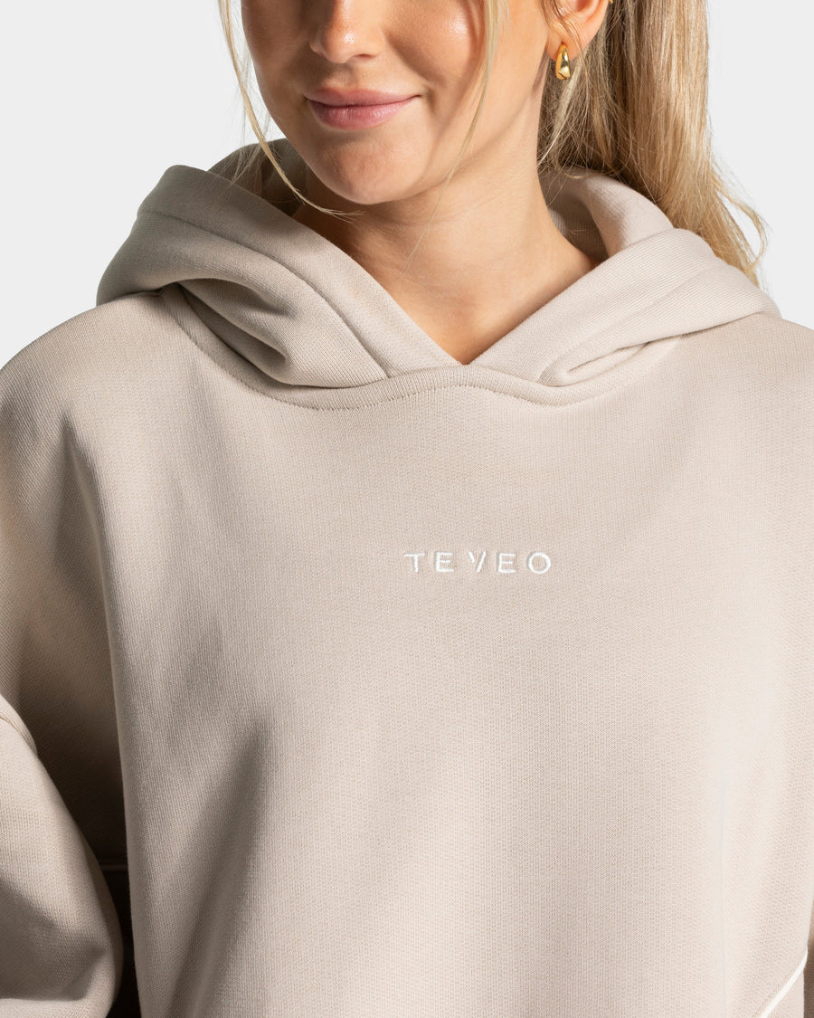 Sweat à capuche Contrastline « Cream »