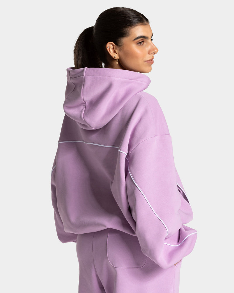 Sweat à capuche Contrastline « orchidée »