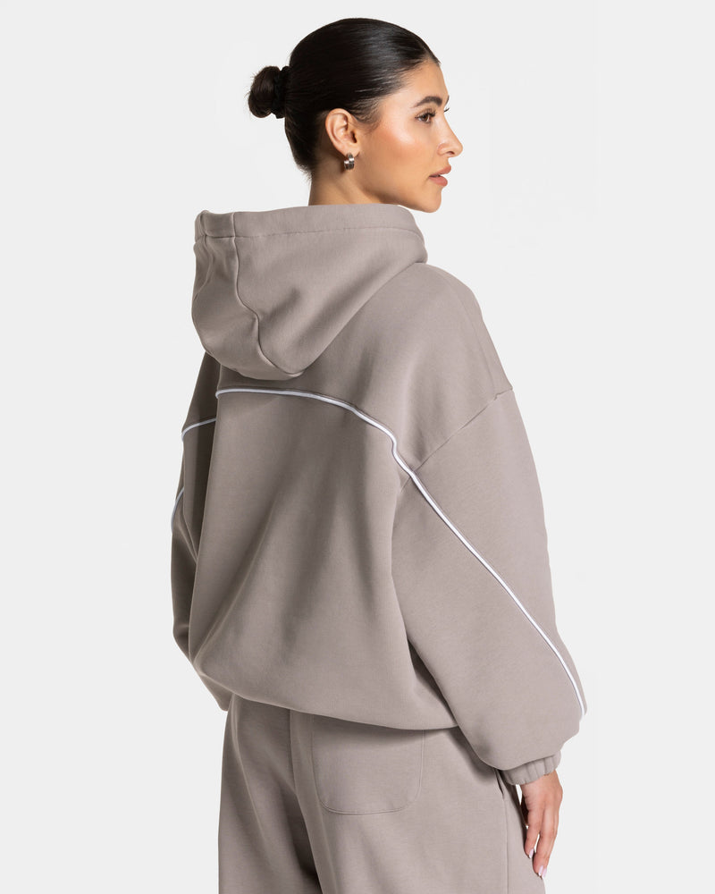 Sweat à capuche Contrastline « stone »
