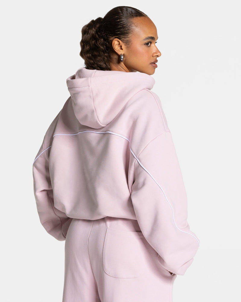 Sweat à capuche Contrastline « rose »