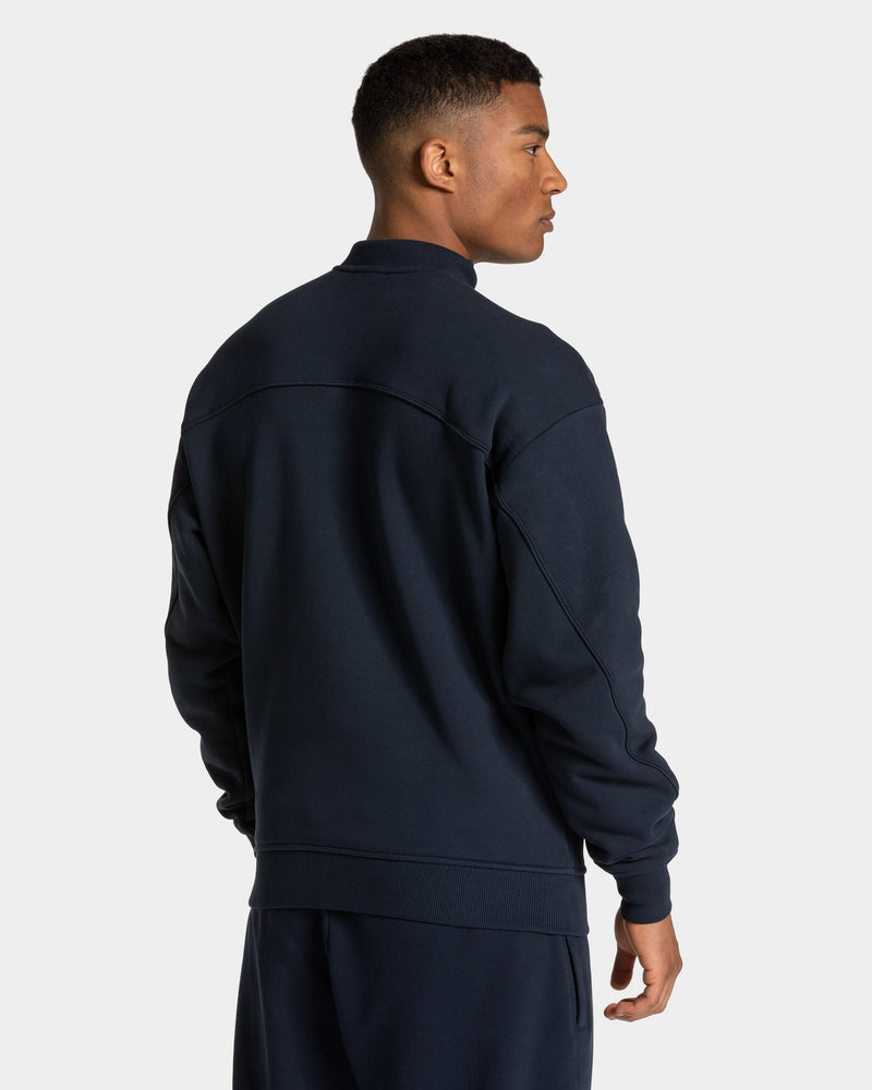 Sweat-shirt zippé Contrastline « Midnight »