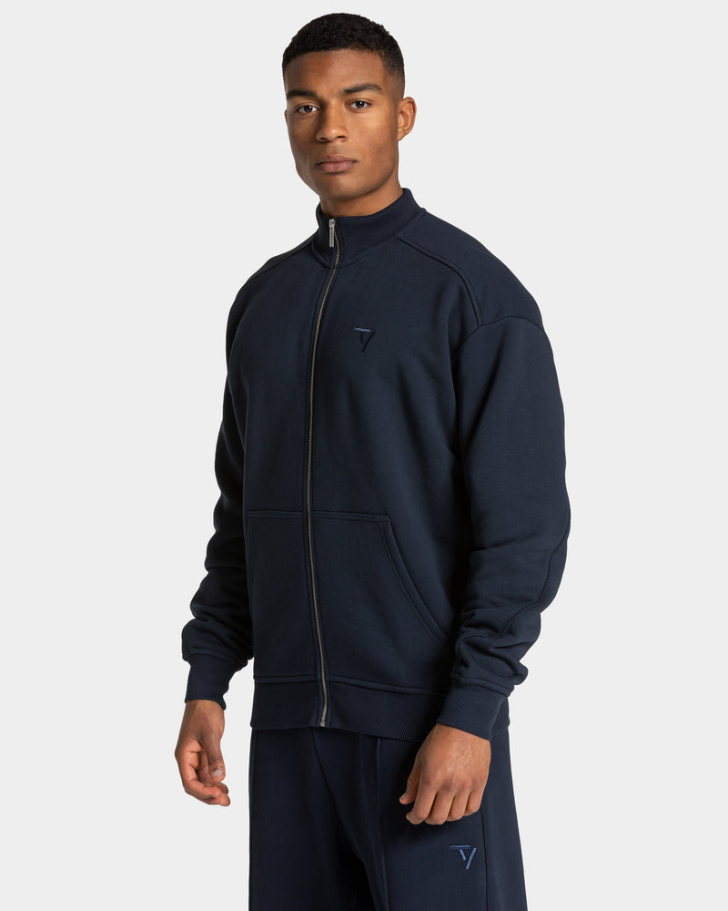 Sweat-shirt zippé Contrastline « Midnight »