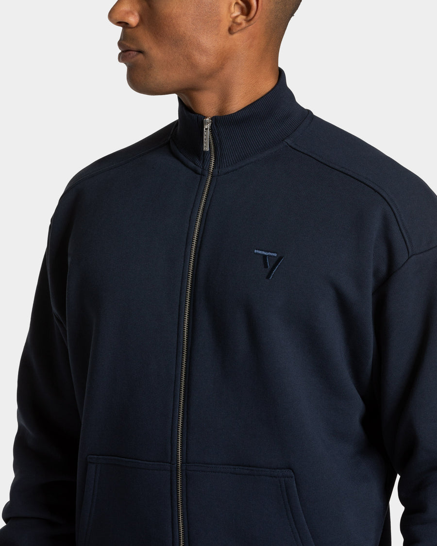Sweat-shirt zippé Contrastline « Midnight »