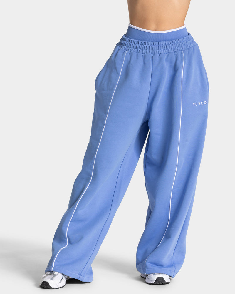 Pantalon de jogging Contrastline Wide Leg « azur »