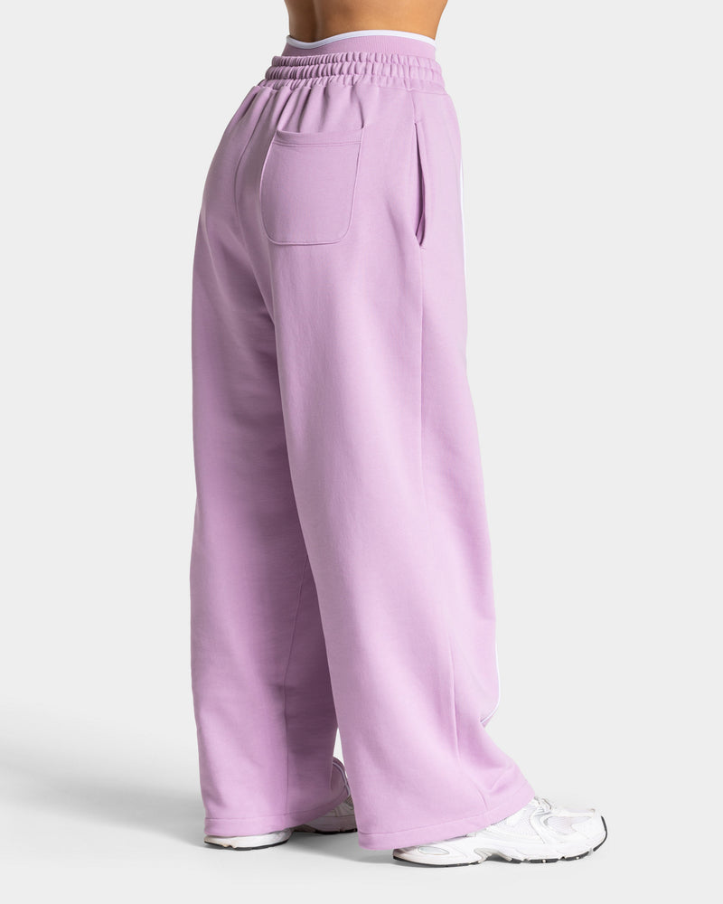 Pantalon de jogging Contrastline Wide Leg « orchidée »