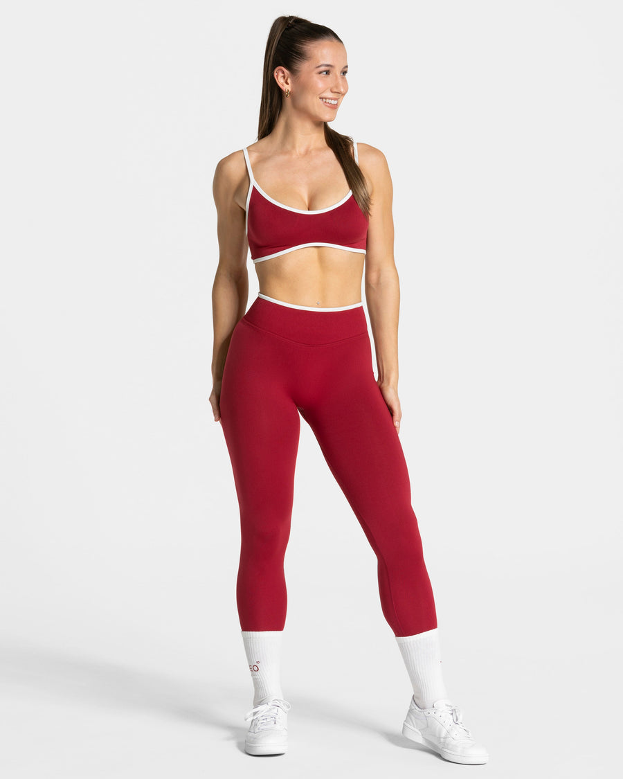 Legging Contrastline Sculpt scrunch « Cherry »