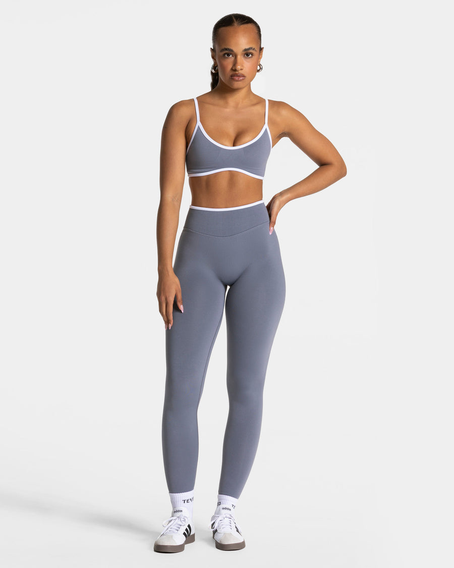 Legging Contrastline Sculpt scrunch « argenté »