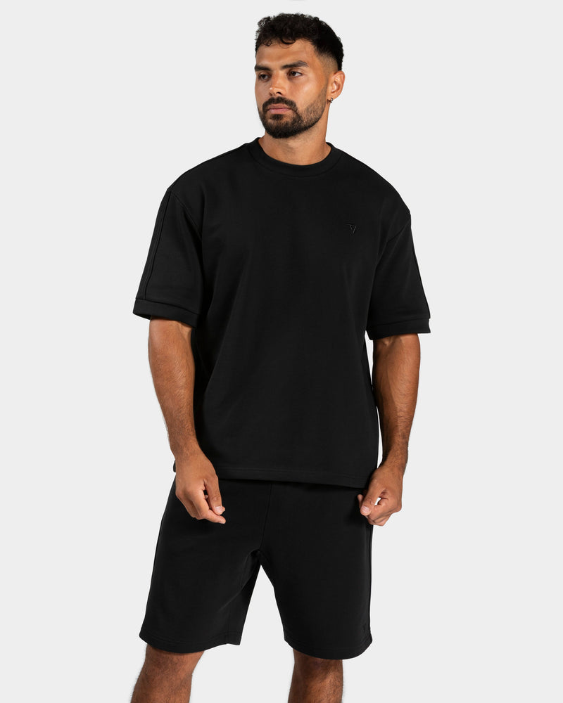 T-shirt oversize Contrastline « noir »