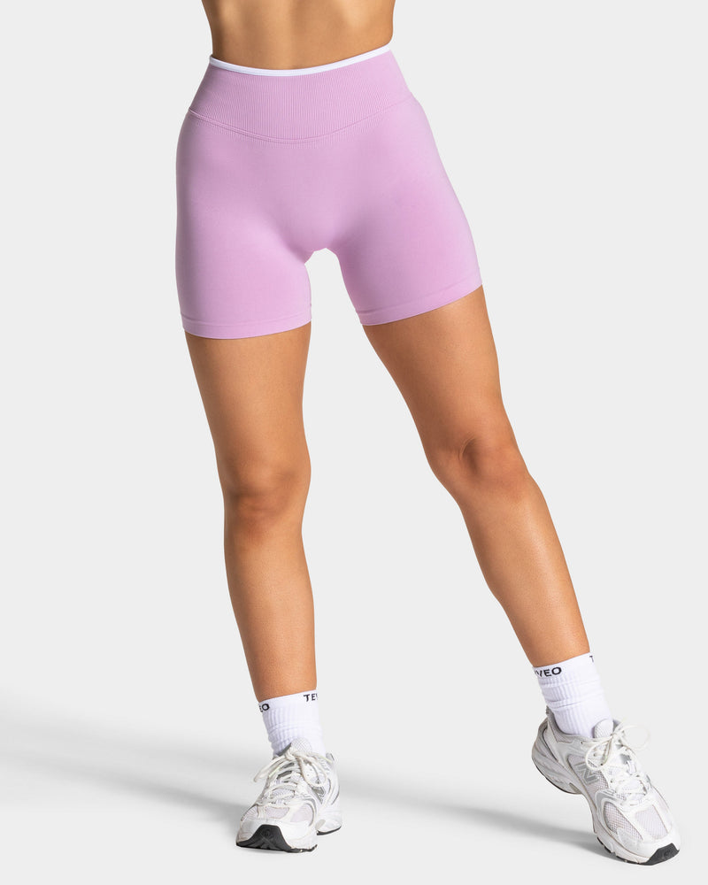Short Contrastline Sculpt scrunch « orchidée »