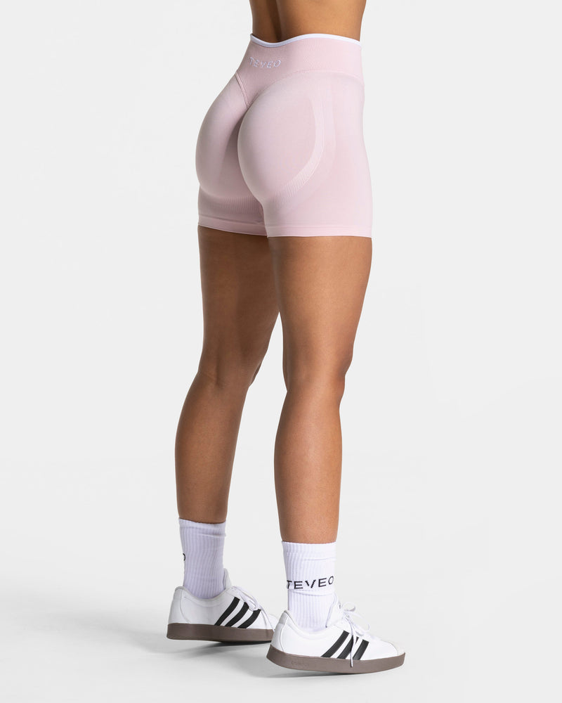 Short Contrastline Sculpt scrunch « rose »