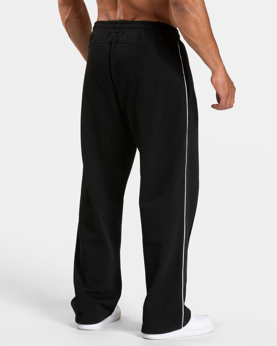 Pantalon de jogging Contrastline Straight Leg « noir-blanc »