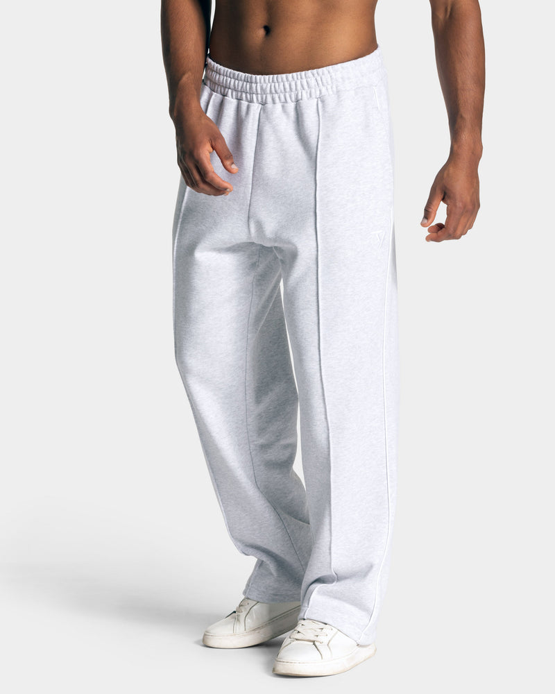 Pantalon de jogging Contrastline Straight Leg « blanc chiné - blanc »