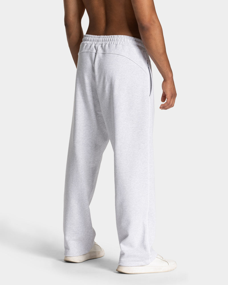 Pantalon de jogging Contrastline Straight Leg « blanc chiné - blanc »