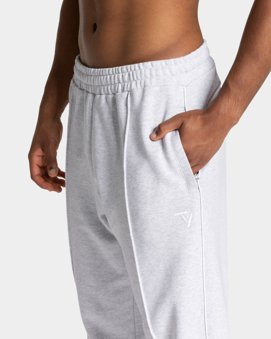 Pantalon de jogging Contrastline Straight Leg « blanc chiné - blanc »