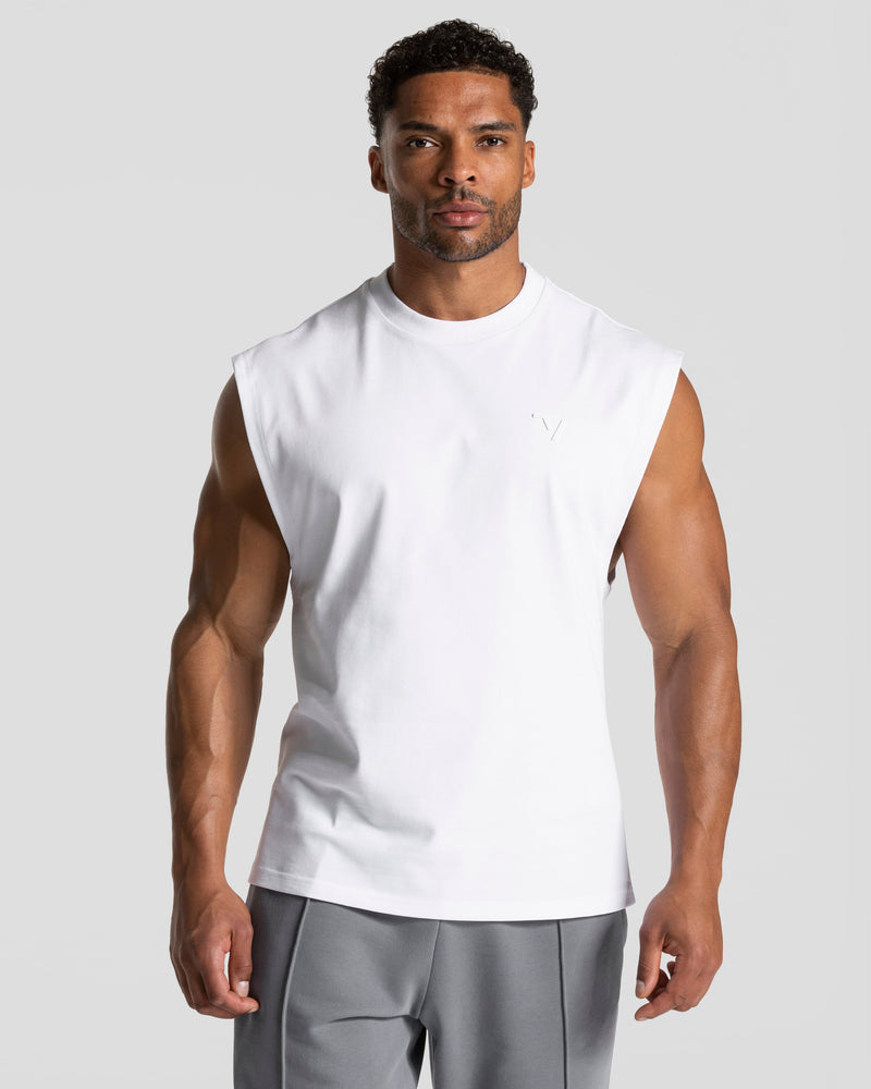 Débardeur Contrastline oversize « blanc »