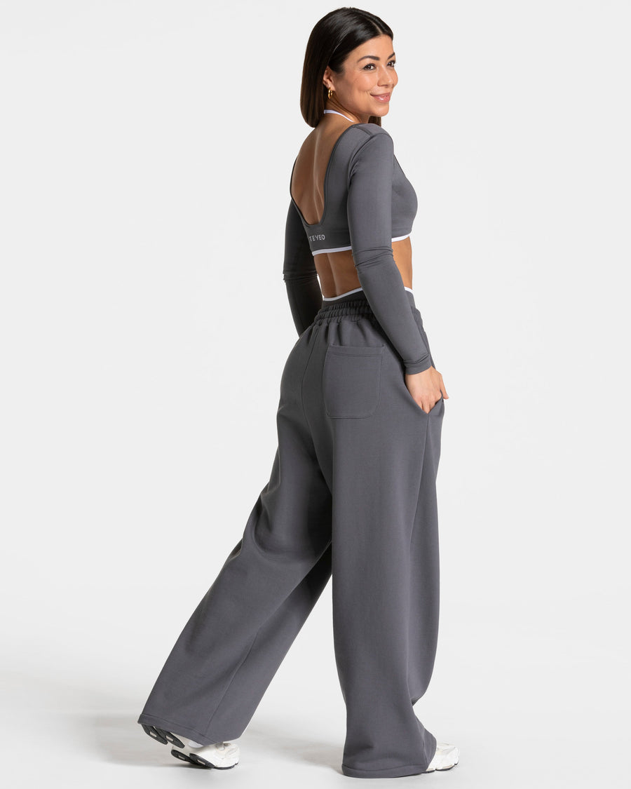 Pantalon de jogging Contrastline Wide Leg « graphite »